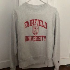 Fairfield University Champion Crew Neck Sweatshirt